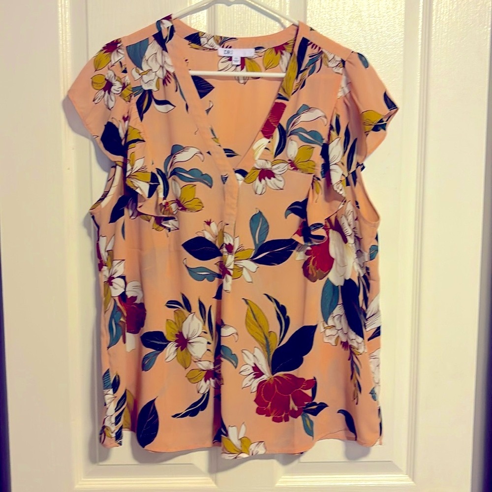 EUC-DR2 Floral blouse XXL